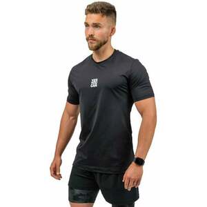 Nebbia Short-Sleeve Sports T-Shirt Resistance Black M vyobraziť