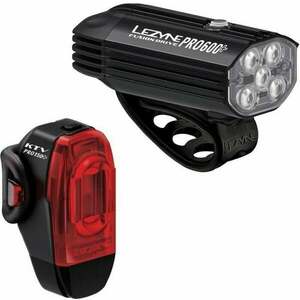 Lezyne Fusion Drive Pro 600+/KTV Drive Pro+ Pair Satin Black/Black Front 600 lm / Rear 150 lm Cyklistické svetlo vyobraziť