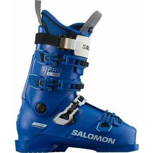 Salomon S/Pro Alpha 130 EL Race Blue/White 27/27, 5 Zjazdové lyžiarky vyobraziť