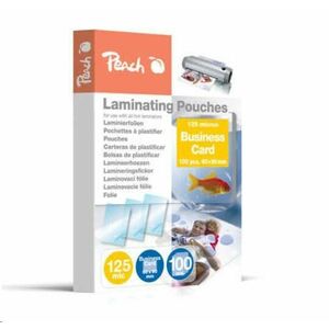 Peach Laminating Pouch Business Card (60x90mm), 125mic vyobraziť