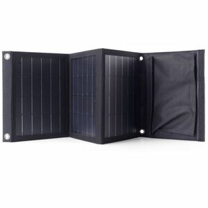 Choetech SC005 cestovná solárna nabíjačka 2x USB 22W (82 x 24 cm), čierna (SC005) vyobraziť