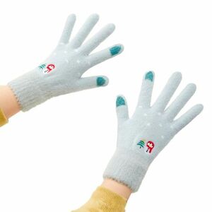 MG Snowman rukavice na ovládanie dotykového displeja, zelené vyobraziť