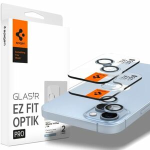 Spigen Ez Fit Optik 2x ochranné sklo na kameru na iPhone 14 / 14 Plus / 15 / 15 Plus, modré vyobraziť