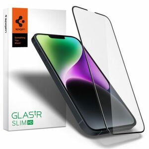 Spigen Slim HD ochranné sklo na iPhone 13 Pro Max / 14 Plus / 15 Plus, čierne vyobraziť