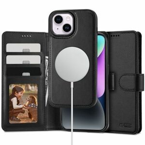 Tech-Protect Wallet MagSafe knižkové puzdro na iPhone 15, čierne vyobraziť
