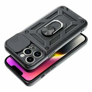 Puzdro Defender Slide iPhone 15 Pro Max - čierne vyobraziť