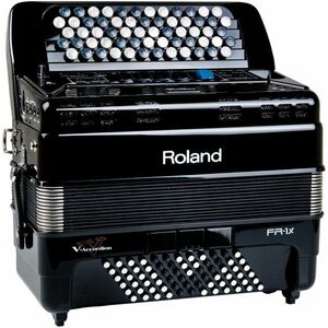 Roland FR-1x Čierna Gombíkový akordeón vyobraziť