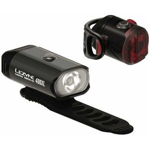 Lezyne Mini Drive 400XL / Femto USB Drive Čierna Front 400 lm / Rear 5 lm Cyklistické svetlo vyobraziť