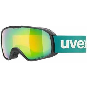 UVEX Xcitd Black Mat Mirror Green/CV Orange Lyžiarske okuliare vyobraziť