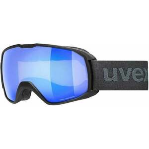 UVEX Xcitd Black Mat Mirror Blue/CV Green Lyžiarske okuliare vyobraziť