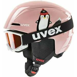 UVEX Viti Set Junior Pink Penguin 46-50 cm Lyžiarska prilba vyobraziť