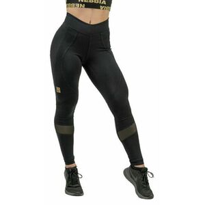 Nebbia High Waist Push-Up Leggings INTENSE Heart-Shaped Black/Gold XS Fitness nohavice vyobraziť