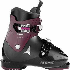 Atomic Hawx Kids 2 Black/Violet/Pink 18/18, 5 Zjazdové lyžiarky vyobraziť