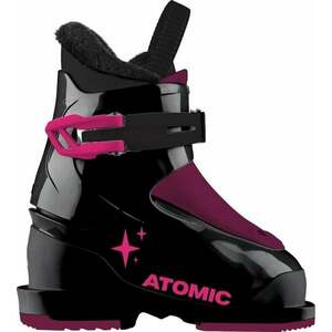 Atomic Hawx Kids 1 Black/Violet/Pink 17 Zjazdové lyžiarky vyobraziť