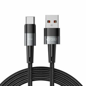 Tech-Protect Ultraboost kábel USB / USB-C 66W 6A 2m, šedý vyobraziť
