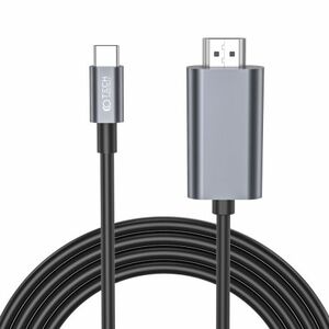 Tech-Protect Ultraboost kábel USB-C / HDMI 4K 2m, čierny vyobraziť