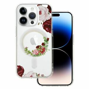 MG Flower MagSafe kryt na iPhone 14 Pro, red flower vyobraziť