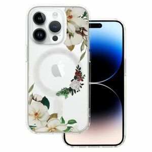 MG Flower MagSafe kryt na iPhone 14 Pro, white flower vyobraziť
