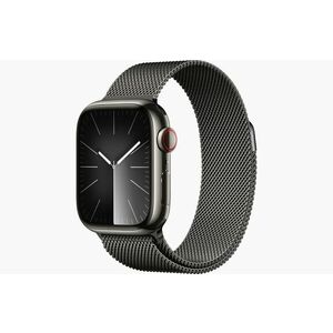 Apple Watch S9 Cell/41mm/Graphite/Elegant Band/Graphite vyobraziť