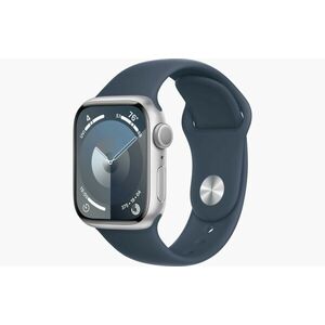 Apple Watch S9/41mm/Silver/Šport Band/Storm Blue/-M/L vyobraziť