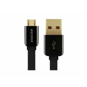 AVACOM MIC-120K kábel USB - Micro USB, 120cm, čierna vyobraziť