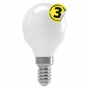 Emos LED žiarovka MINI GLOBE, 4W/30W E14, WW teplá biela, 330 lm, Classic, F vyobraziť