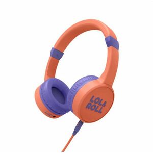 Energy Sistem Lol&Roll Pop Kids Headphones Orange, navrhnutá špeciálne pre deti, obmedzením hladiny zvuku, Music Share vyobraziť