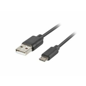 LANBERG Micro USB (M) na USB-A (M) 2.0 kábel 1m, čierny, rýchle nabíjanie 3.0 vyobraziť