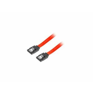 LANBERG SATA II dátový kábel (3GB/S) F/F 30cm, kovová západka, červený vyobraziť