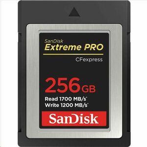 SanDisk Extreme Pro CFexpress Card 256GB, Type B, 1700MB/s Read, 1200MB/s Write vyobraziť