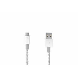 VERBATIM kábel Mirco B USB Cable Sync & Charge 100cm Silver 48862 O2 polep vyobraziť