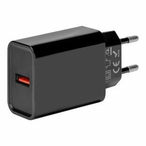 OBAL: ME Cestovní Nabíječka USB-A 18W Black vyobraziť