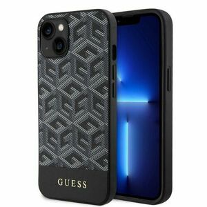 Guess PU G Cube MagSafe Zadní Kryt pro iPhone 15 Black vyobraziť