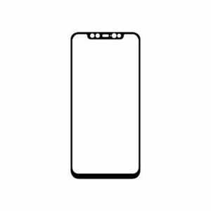 Ochranné Q sklo Xiaomi Mi 8 čierne, fullcover vyobraziť