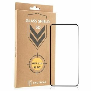 Tactical Glass Shield 5D sklo pro Motorola E30/E40 Black vyobraziť