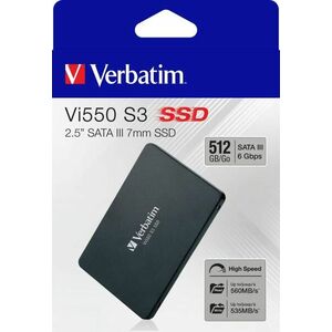 Verbatim SSD 512GB SATA III Vi550 S3 interní disk 2.5", Solid State Drive vyobraziť