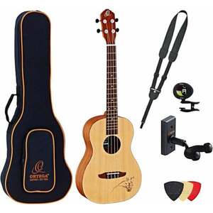 Ortega RU5-BA Deluxe SET Barytónové ukulele Natural vyobraziť