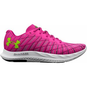 Under Armour Women's UA Charged Breeze 2 Running Shoes Rebel Pink/Black/Lime Surge 36 Cestná bežecká obuv vyobraziť