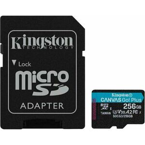 Kingston 256GB microSDXC Canvas Go! Plus U3 UHS-I V30 + SD Adapter SDCG3/256GB vyobraziť