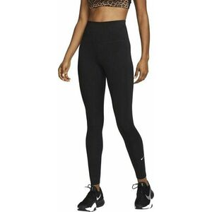 Nike Dri-Fit One Womens High-Rise Leggings Black/White S Fitness nohavice vyobraziť