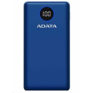 ADATA PowerBank P20000QCD - externá batéria pre mobil/tablet 20000mAh, 2, 1A, modrá (74Wh) vyobraziť