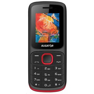 Aligator D210 Dual SIM, čierno-červený vyobraziť