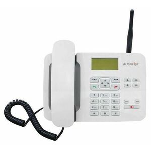 Aligator GSM stolný telefón T100, biela vyobraziť