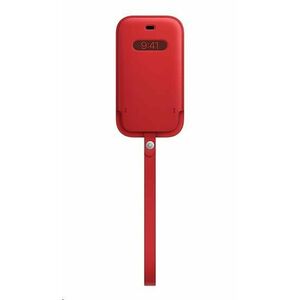 APPLE iPhone 12 mini Leather Sleeve with MagSafe - (PRODUCT)RED vyobraziť
