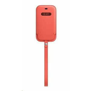 APPLE iPhone 12 mini Leather Sleeve with MagSafe - Pink Citrus vyobraziť