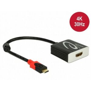Delock Adaptér USB Type-C™ samec > HDMI samica (DP Alt Mód) 4K 30 Hz vyobraziť