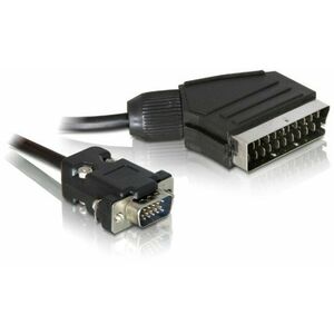 DeLock kábel 2m zo SCART na VGA vyobraziť