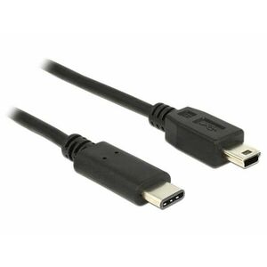 Delock Kábel USB Type-C™ 2.0 samec > USB 2.0 typ Mini-B samec 0, 5 m čierny vyobraziť