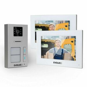 EVOLVEO DoorPhone AP2-2, drôtový videotelefón pre dva byty s aplikáciou vyobraziť