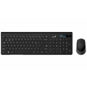 GENIUS set klávesnica+myš SlimStar 8230, Bezdrôtový set Bluetooth + 2, 4GHz, USB, CZ+SK layout, čierna vyobraziť